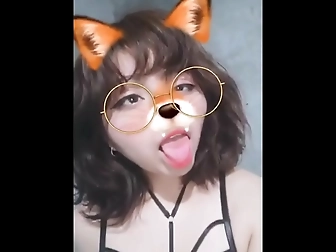 Atsumi Ishihara Teases in Red Lingerie for Seductive Show