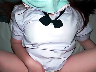 Real Amateur Doll Shows Sexy Fishnet Upskirt in Store Spy Showdown