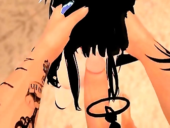 Rarako Matsushima Gets Fucked Through Her Tight Jeans Roughly