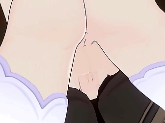 Redhead Japanese Beauty Gives Handjob Before Hot Sex