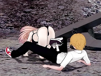 Outdoor Japanese Teen Gives Blowjob & Gets Fucked by Old Man