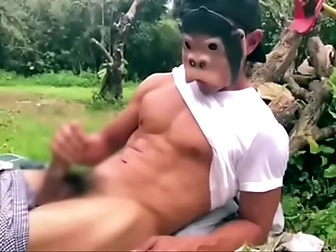 Lovely Japanese Sweetie Teases Her Ass Seductively