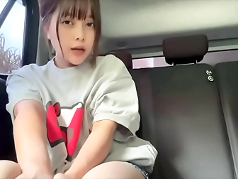 Ami Kurosawa Vibrates her Hairy Pussy Sensually