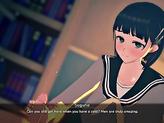 Seductive Anime Babe Gets Erotic Massage Treatment