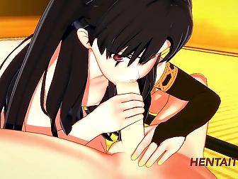 Threesome Temptation - Hot Babe Takes Two Cocks, Gives Blowjobs for Dessert