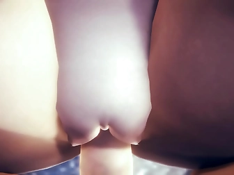 Hot Japanese Lesbians Fondling Cunt Together