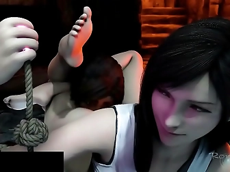 Wet Teen Gets Drenched by Loads of Semen During Wild Bukkake Orgy